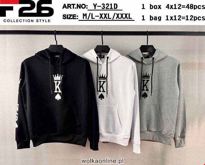 Bluza meskie Y-321D MIX KOLOR  M-3XL