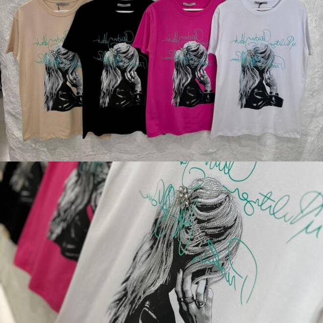 Bluzka damskie 4535 1 kolor  S-L 1