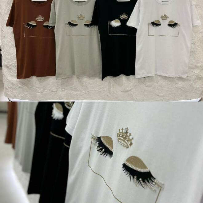 Bluzka damskie 4538 1 kolor  S-L