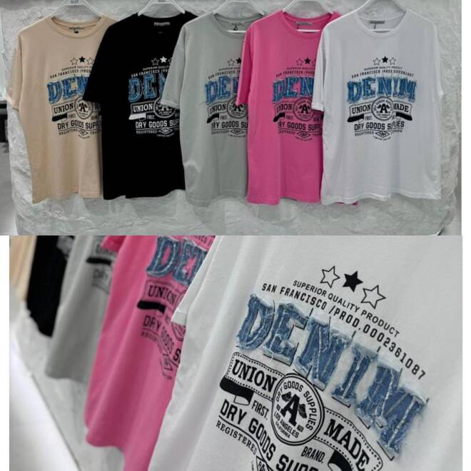 Bluzka damskie 4539 1 kolor  S-L