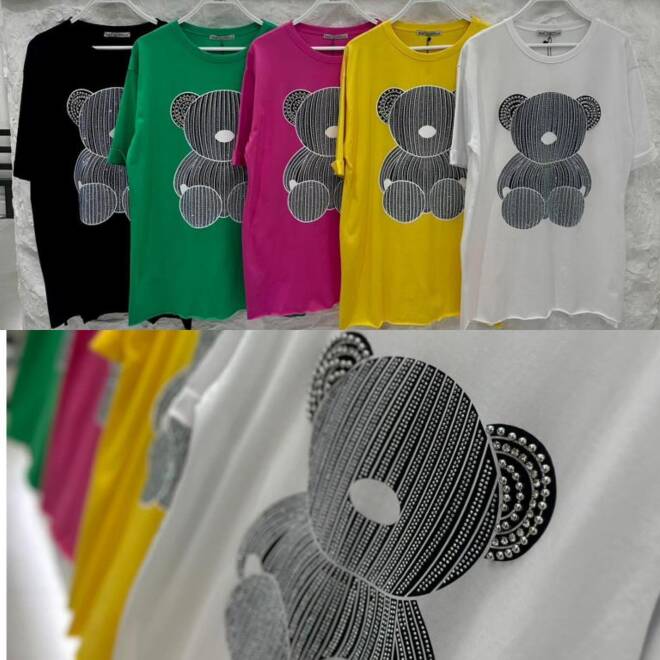 Bluzka damskie 4541 1 kolor  S-L