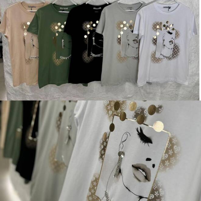 Bluzka damskie 4543 1 kolor  S-L 1