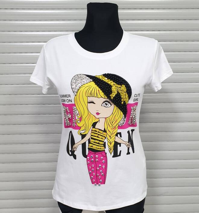 Bluzka damskie 4576 MIX KOLOR  M-2XL