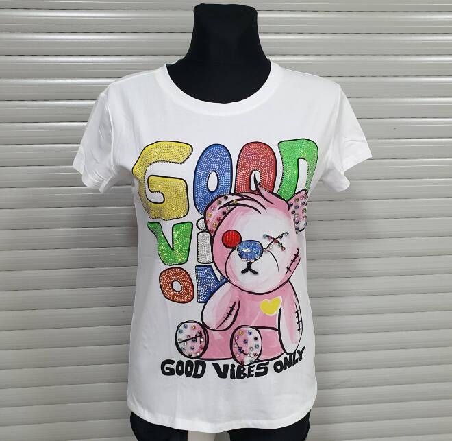 Bluzka damskie 4586 MIX KOLOR  M-2XL