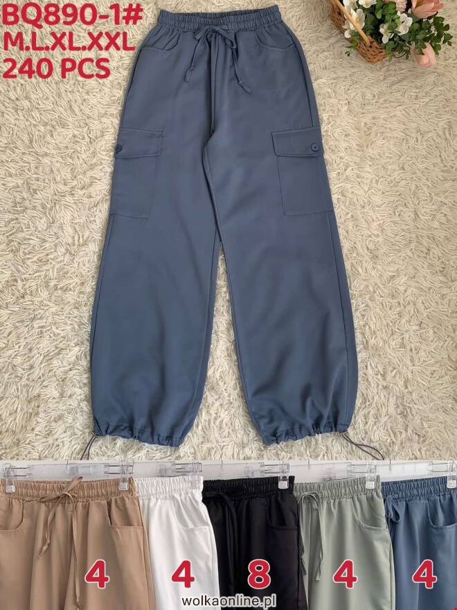 Spodnie damskie BQ890-1 MIX KOLOR  M-2XL
