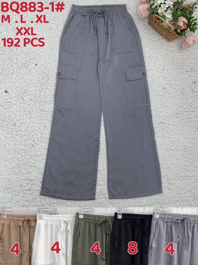 Spodnie damskie BQ883-1 MIX KOLOR  M-2XL