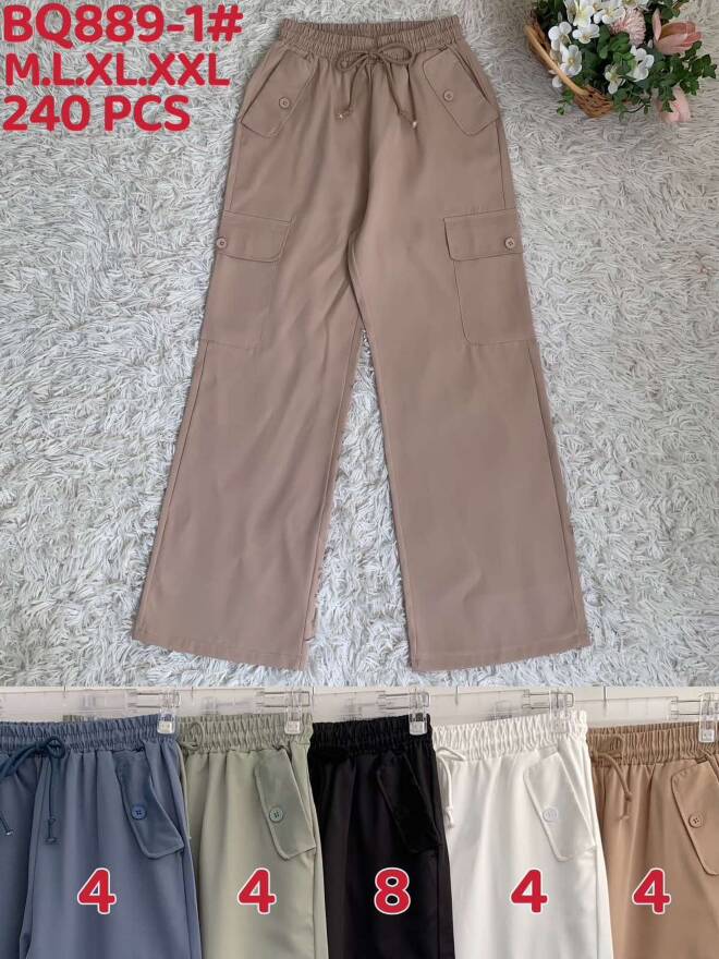 Spodnie damskie BQ889-1 MIX KOLOR  M-2XL 1