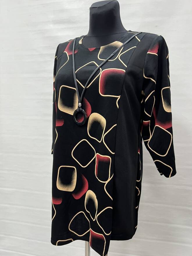 Bluzka damskie 4663 1 kolor  48-54 (Towar Polskie) 1