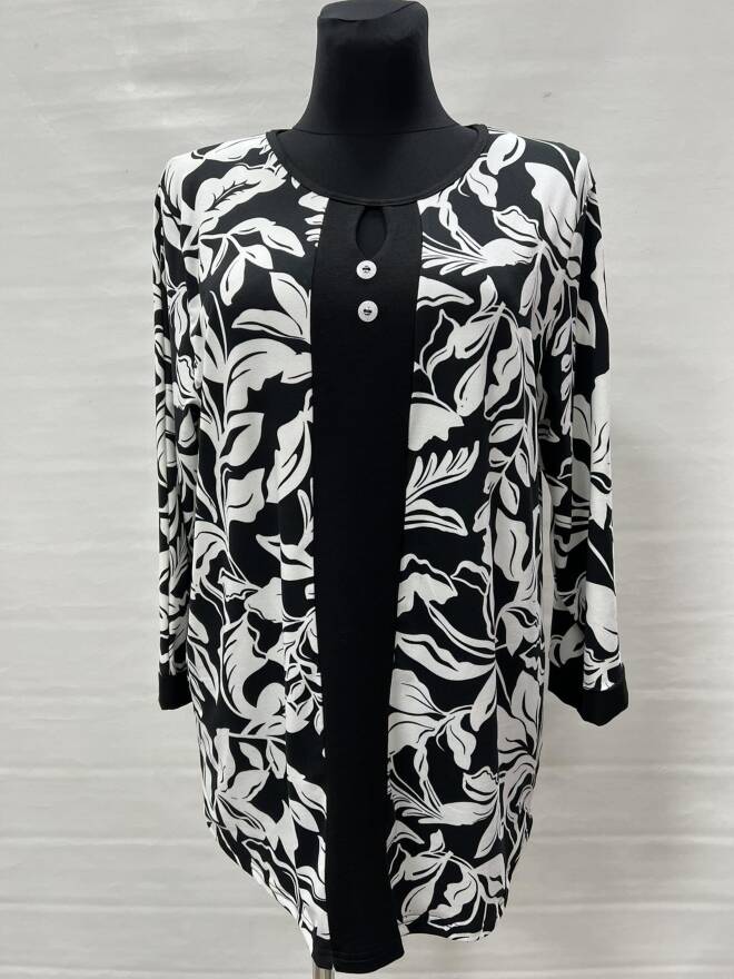 Bluzka damskie 4669 1 kolor  50-56 (Towar Polskie) 1