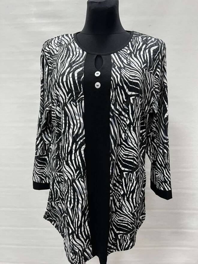 Bluzka damskie 4670 1 kolor  50-56 (Towar Polskie) 1