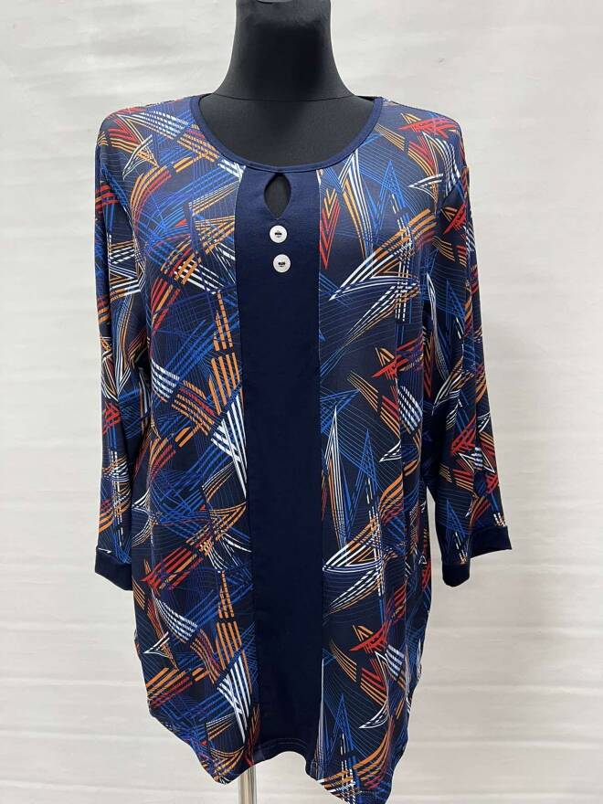 Bluzka damskie 4673 1 kolor  50-56 (Towar Polskie) 1