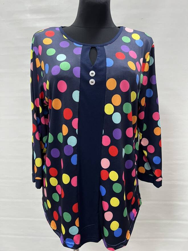 Bluzka damskie 4675 1 kolor  50-56 (Towar Polskie)