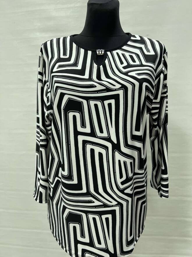 Bluzka damskie 4688 1 kolor  46-52 (Towar Polskie)