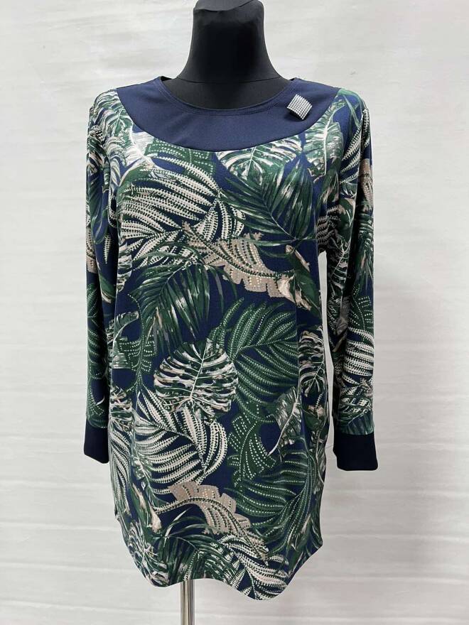 Bluzka damskie 4708 1 kolor  48-54 (Towar Polskie)