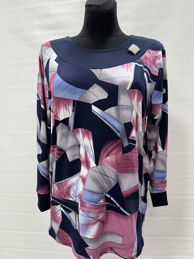 Bluzka damskie 4712 1 kolor  48-54 (Towar Polskie)