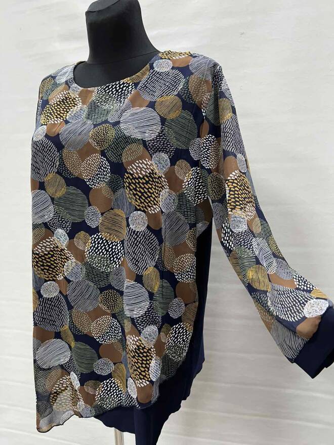 Bluzka damskie 4718 1 kolor  54-60 (Towar Polskie) 1