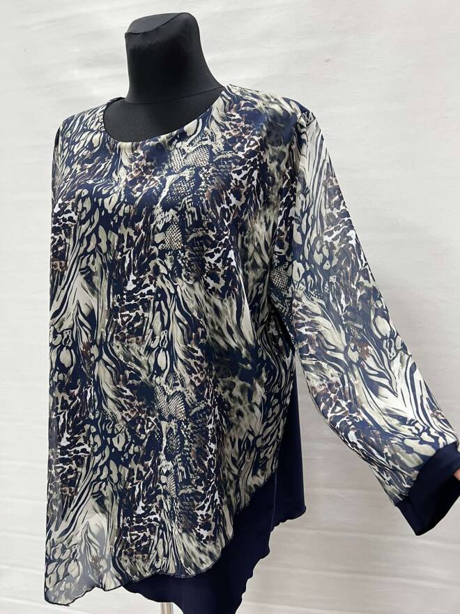 Bluzka damskie 4721 1 kolor  54-60 (Towar Polskie)