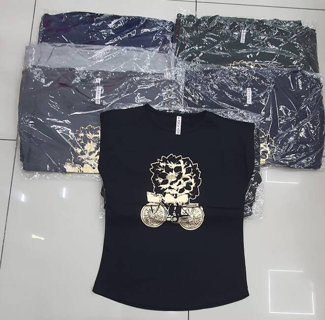 Bluzka damskie 4860 MIX KOLOR  M-XL (Towar Tureckie)