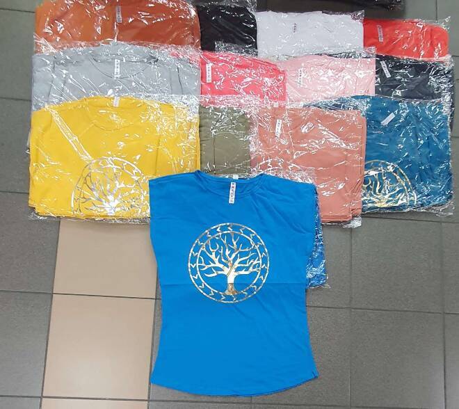Bluzka damskie 4866 MIX KOLOR  M-XL (Towar Tureckie)