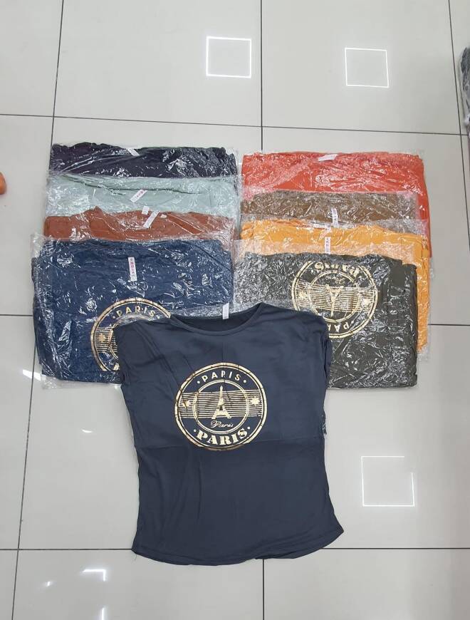 Bluzka damskie 4870 MIX KOLOR  M-XL (Towar Tureckie)