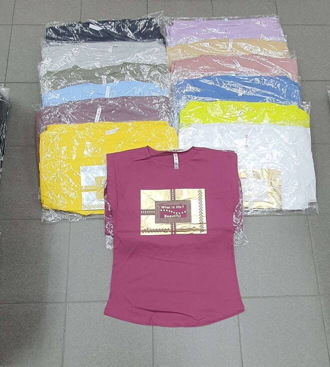 Bluzka damskie 4888 MIX KOLOR  M-XL (Towar Tureckie)