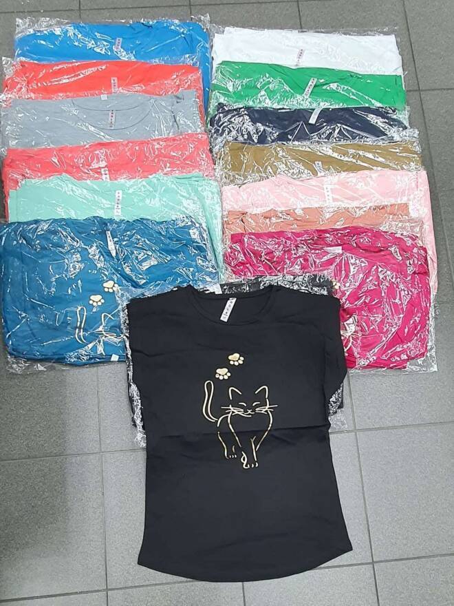 Bluzka damskie 4893 MIX KOLOR  M-XL (Towar Tureckie)