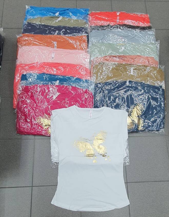 Bluzka damskie 4895 MIX KOLOR  M-XL (Towar Tureckie)