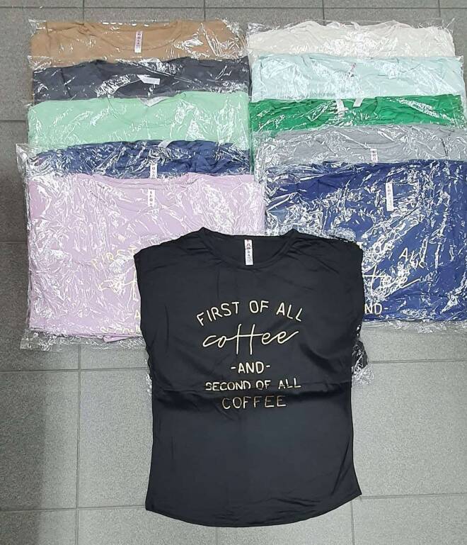 Bluzka damskie 4896 MIX KOLOR  M-XL (Towar Tureckie)