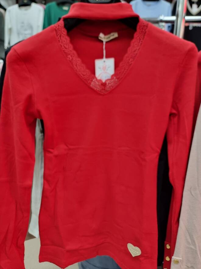 Bluzka damskie 4957 MIX KOLOR  Standard (Towar Tureckie) 1