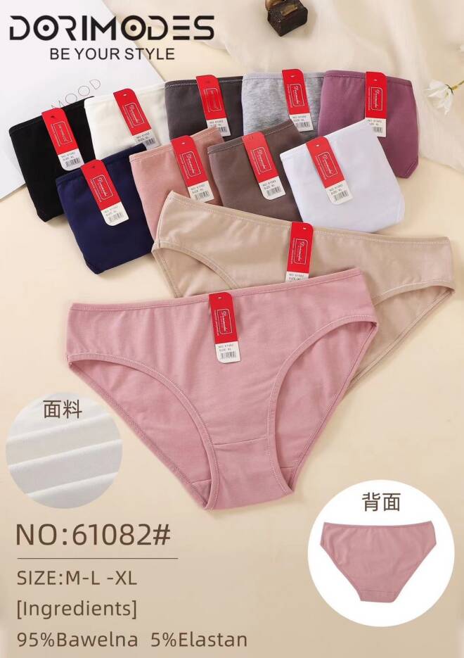 Majtki damskie 61082 MIX KOLOR  M-XL