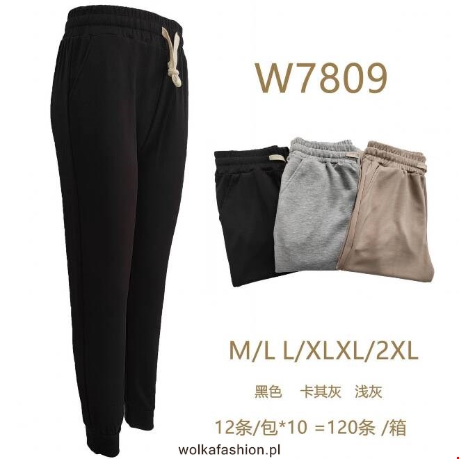 Spodnie dresowe damskie W7809 MIX KOLOR  M-2XL