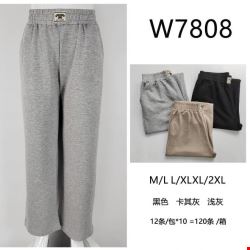 Spodnie dresowe damskie W7808 MIX KOLOR  M-2XL
