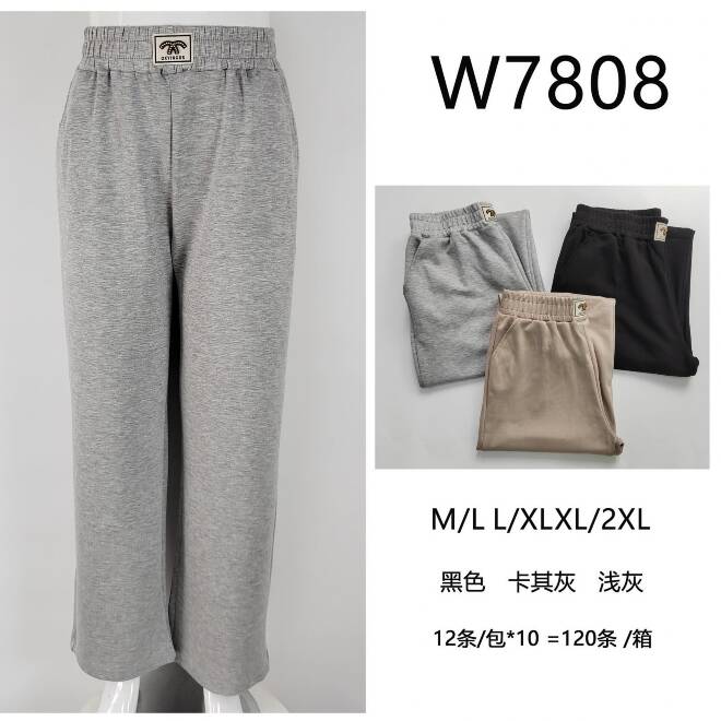 Spodnie dresowe damskie W7808 MIX KOLOR  M-2XL 1