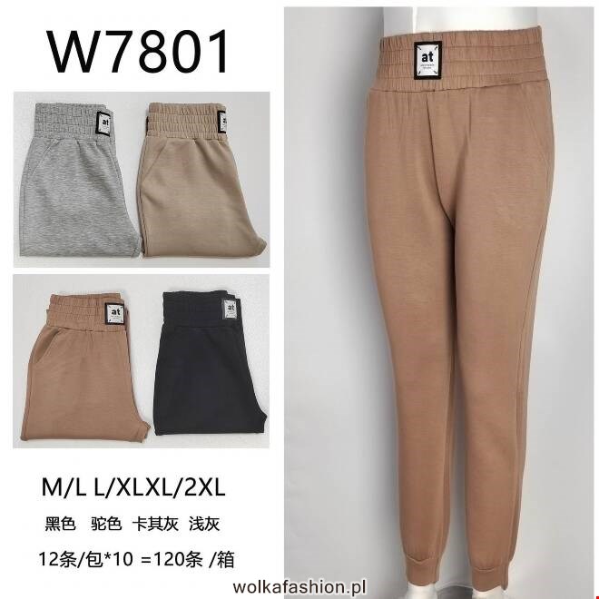 Spodnie dresowe damskie W7801 MIX KOLOR  M-2XL