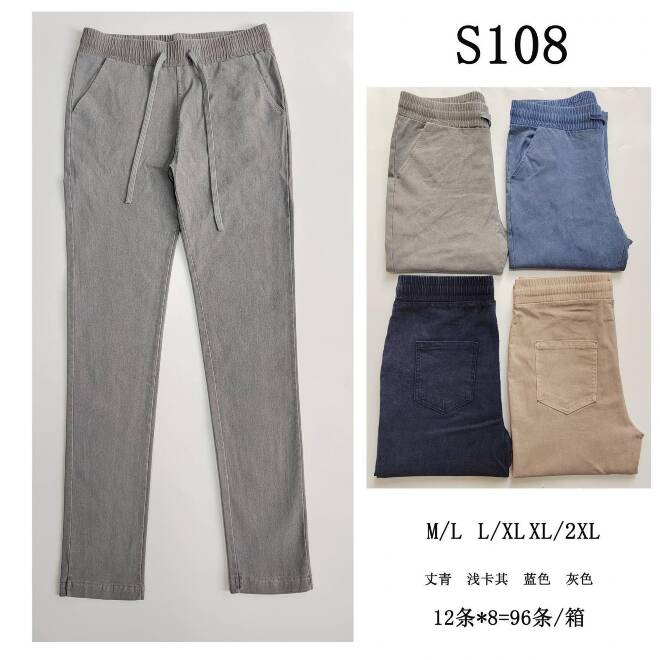 Jeansy damskie S108 MIX KOLOR  M-2XL