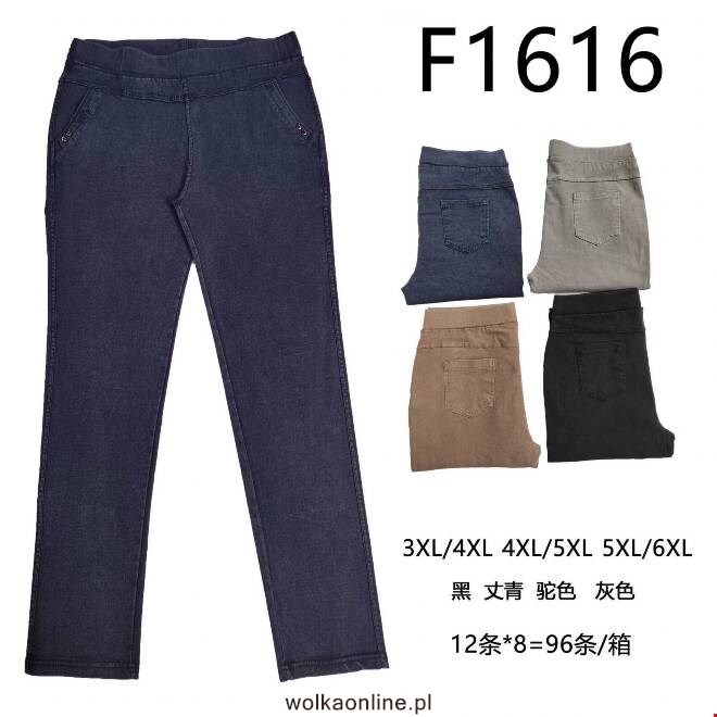 Jeansy damskie F1616 MIX KOLOR  3XL-6XL