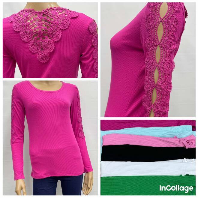 Bluzka damskie 5064 MIX KOLOR  M-2XL