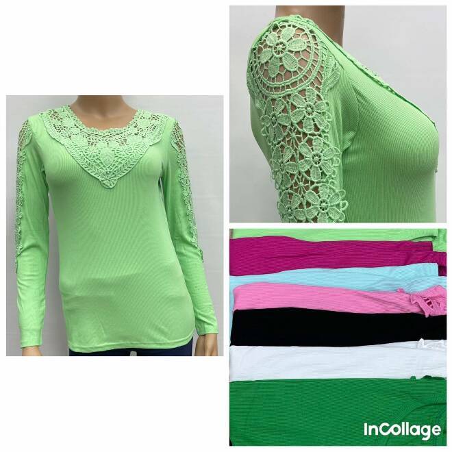 Bluzka damskie 5073 MIX KOLOR  M-2XL 1