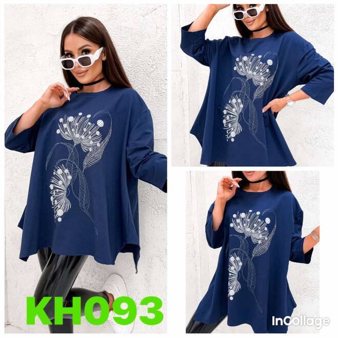 Bluzka damskie KH093 MIX KOLOR  Bigsize 1