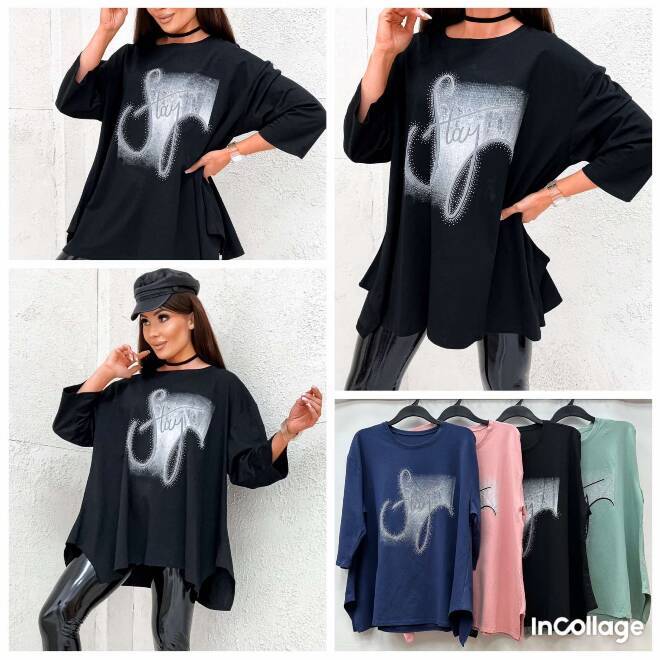 Bluzka damskie 5080 MIX KOLOR  Bigsize 1