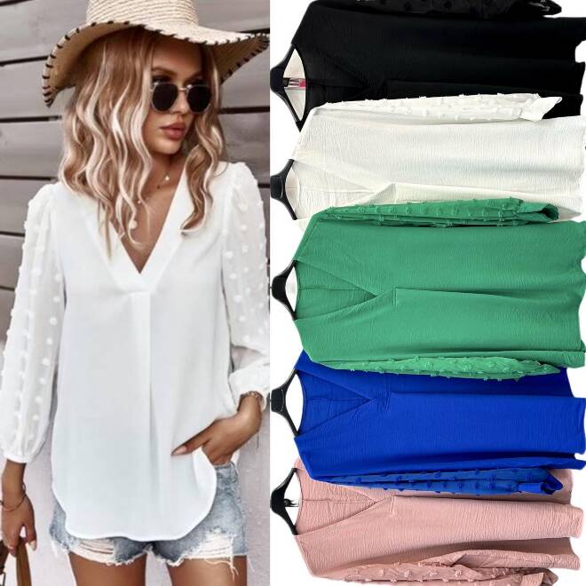 Bluzka damskie 5082 MIX KOLOR  Standard (Towar Włoskie) 1