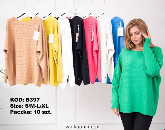 Sweter damskie B397 MIX KOLOR  S/M-L/XL