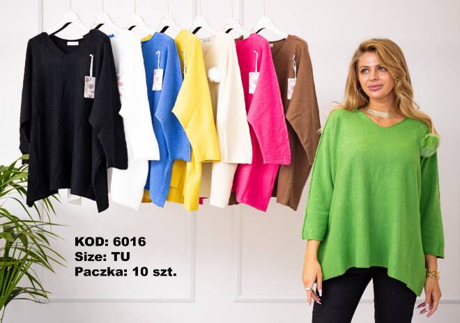Sweter damskie 6016 MIX KOLOR  Standard 1