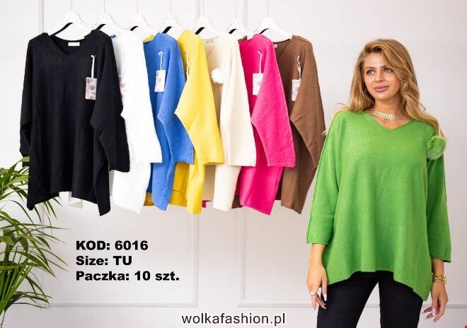 Sweter damskie 6016 MIX KOLOR  Standard