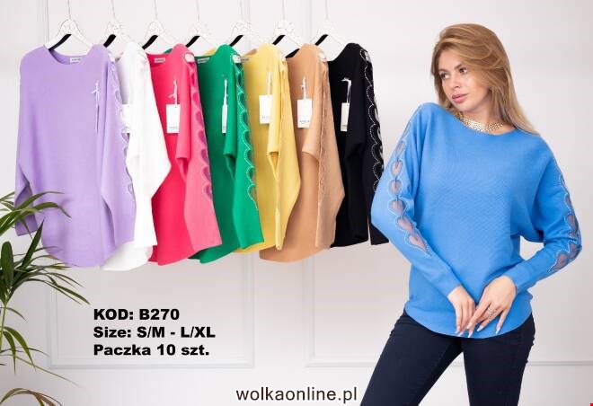 Sweter damskie B270 MIX KOLOR  S/M-L/XL
