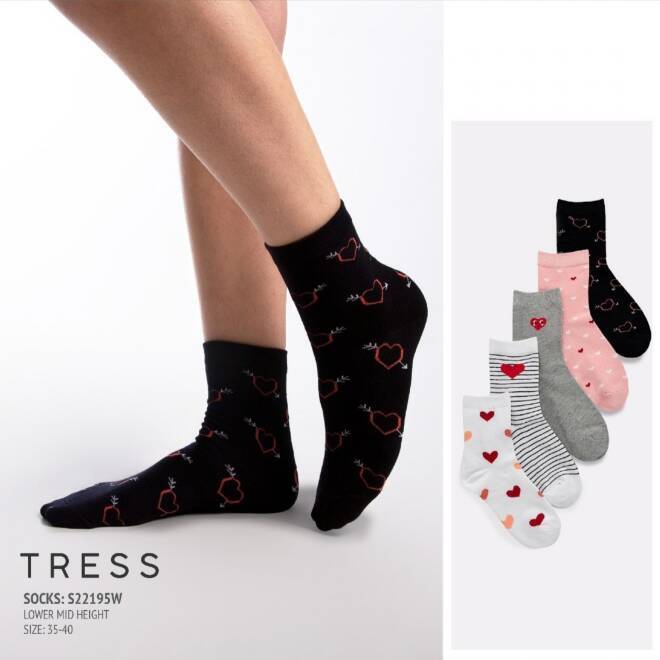 skarpetki damskie 9856 MIX KOLOR  35-40 1