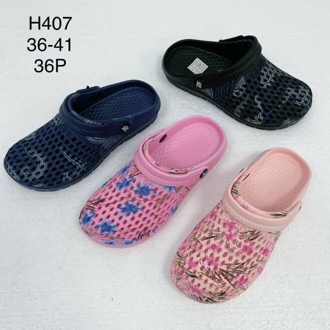 Kapcie damskie H407 36-41 MIX KOLOR 1