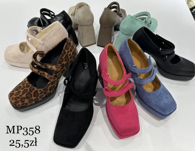 Czółenka Damskie MP358 36-41 KOLOR DO WYBORU  1