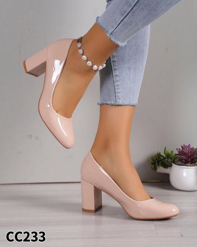 Czółenka Damskie CC233 NUDE 36-41 1