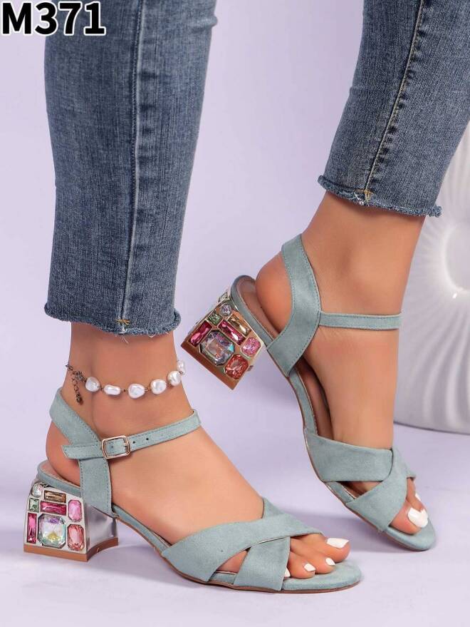 Czółenka Damskie M371 GREEN 36-41